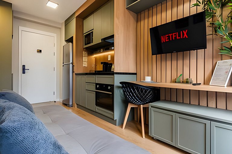 Apê Luxo, Ar quente e frio próx Aeroporto e Metrô