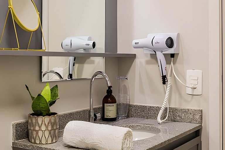 Apê Luxo, Ar quente e frio próx Aeroporto e Metrô