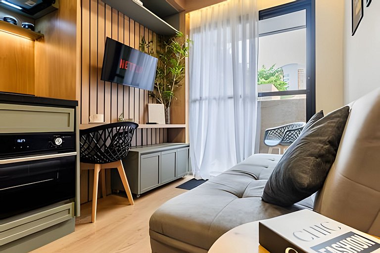 Apê Luxo, Ar quente e frio próx Aeroporto e Metrô