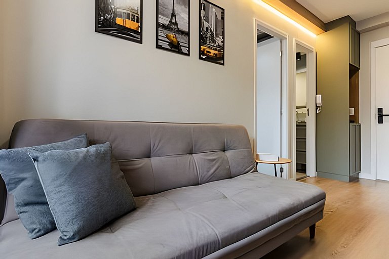 Apê Luxo, Ar quente e frio próx Aeroporto e Metrô