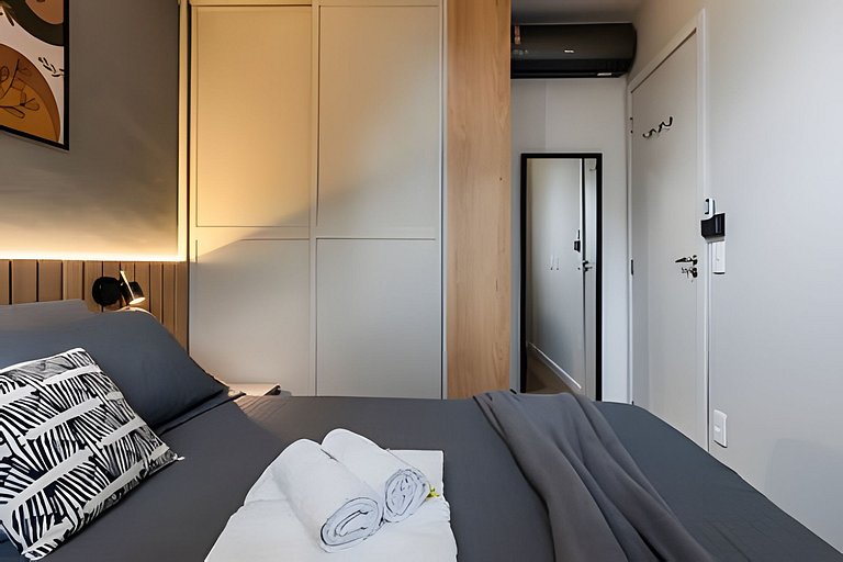 Apê Luxo, Ar quente e frio próx Aeroporto e Metrô