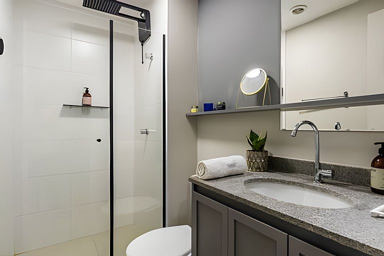 Apê Luxo, Ar quente e frio próx Aeroporto e Metrô