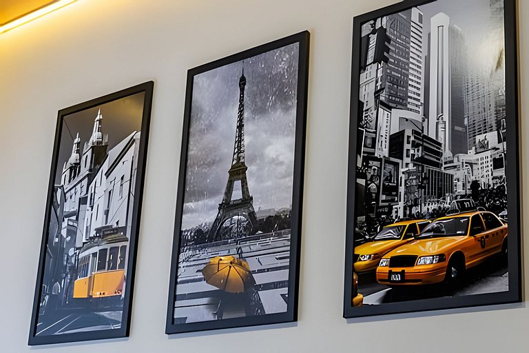 Apê Luxo, Ar quente e frio próx Aeroporto e Metrô