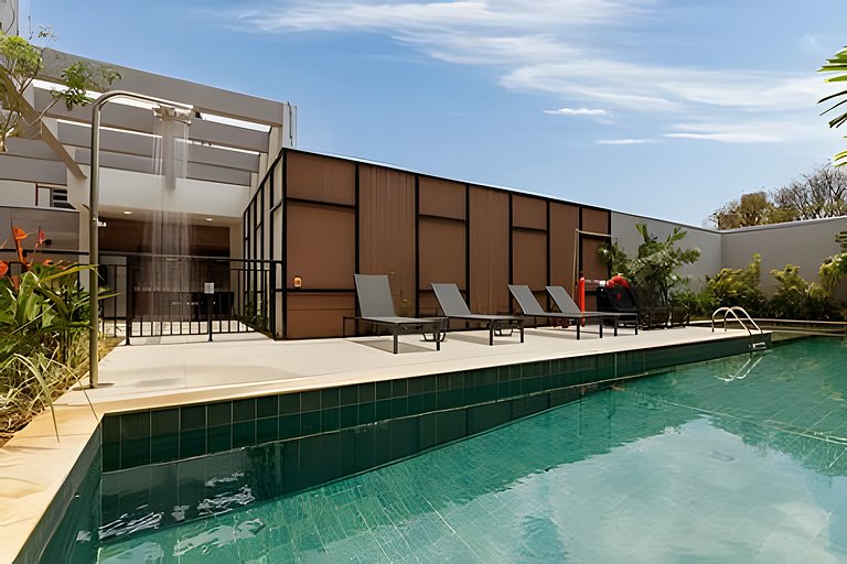 Apê Luxo, Ar quente e frio próx Aeroporto e Metrô