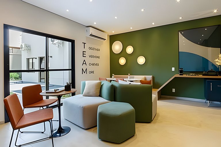 Apê Luxo, Ar quente e frio próx Aeroporto e Metrô