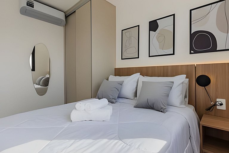 Apê vista Top 14º, próx aeroporto, metrô, e shop