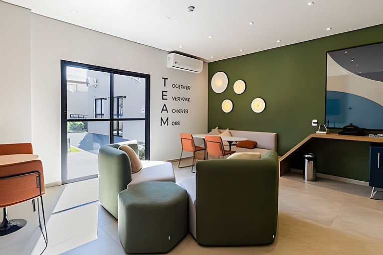 Apê vista Top 14º, próx aeroporto, metrô, e shop