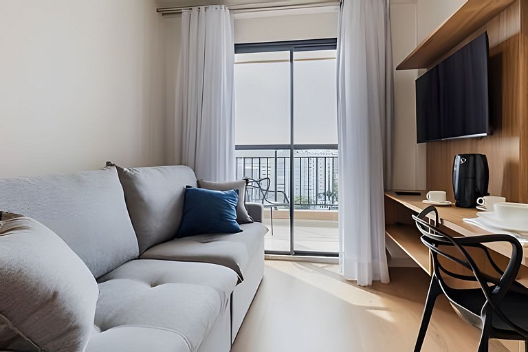 Apê vista Top 14º, próx aeroporto, metrô, e shop