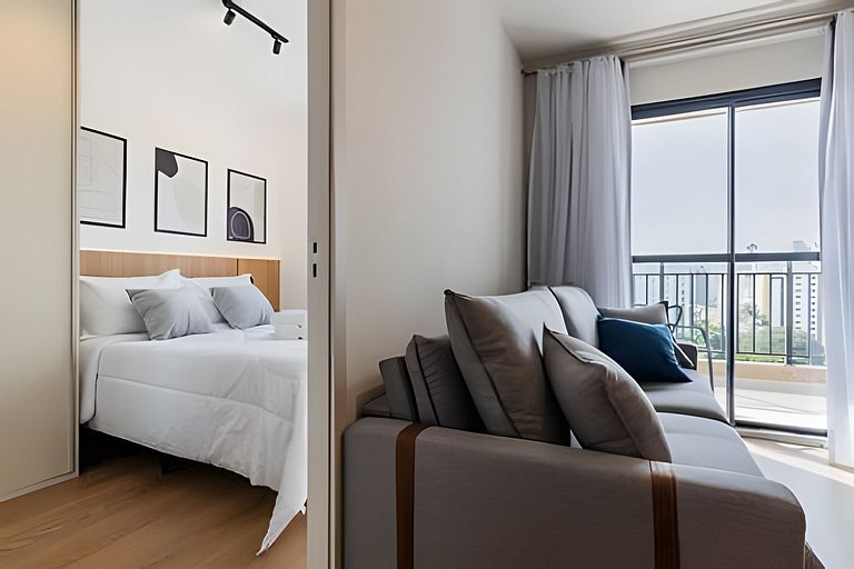 Apê vista Top 14º, próx aeroporto, metrô, e shop