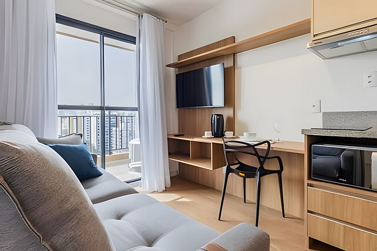 Apê vista Top 14º, próx aeroporto, metrô, e shop