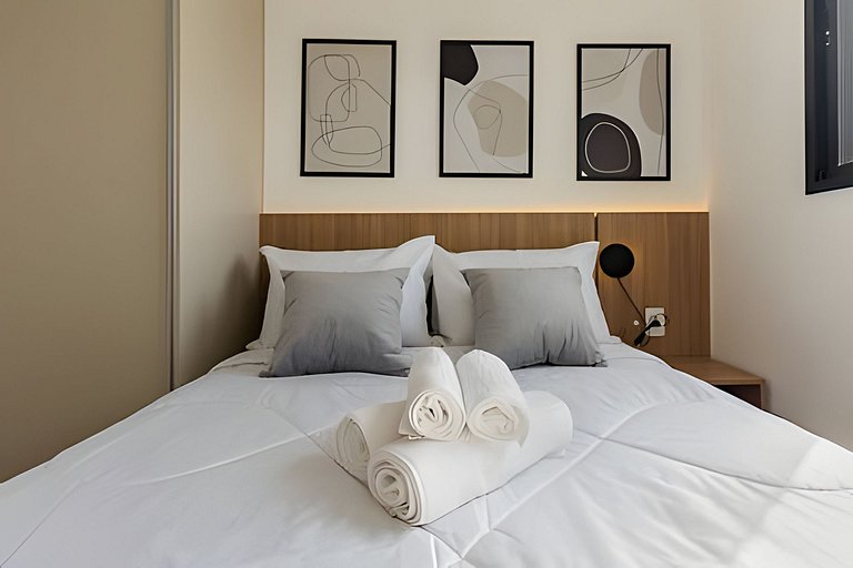 Apê vista Top 14º, próx aeroporto, metrô, e shop