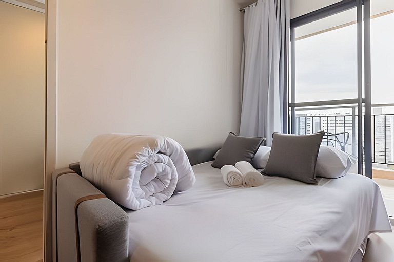 Apê vista Top 14º, próx aeroporto, metrô, e shop