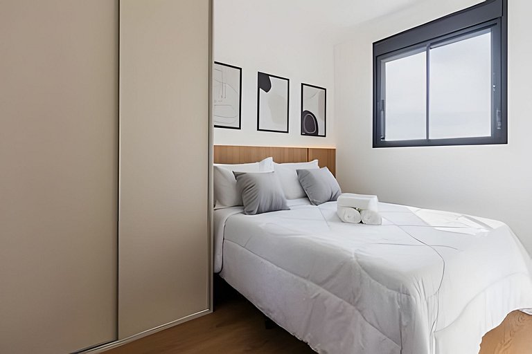 Apê vista Top 14º, próx aeroporto, metrô, e shop