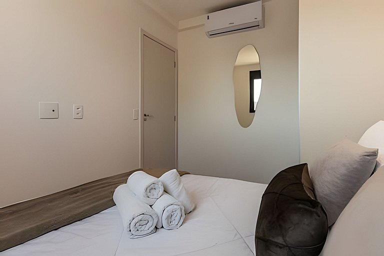 Studio completo Prox Hosp Moriah, 600m metrô&Shop