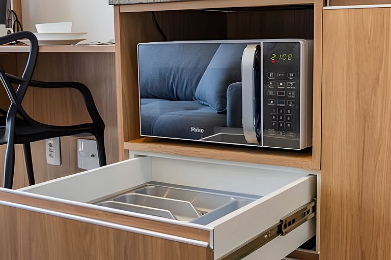 Studio completo Prox Hosp Moriah, 600m metrô&Shop