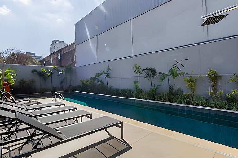 Studio completo Prox Hosp Moriah, 600m metrô&Shop