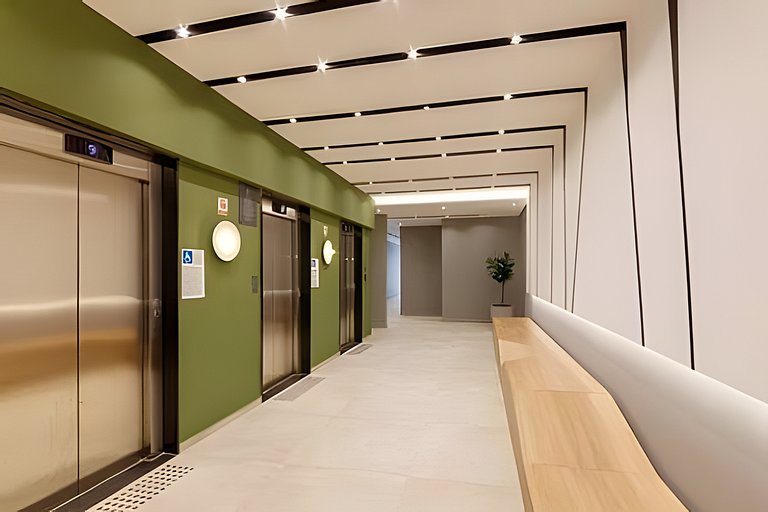 Studio completo Prox Hosp Moriah, 600m metrô&Shop