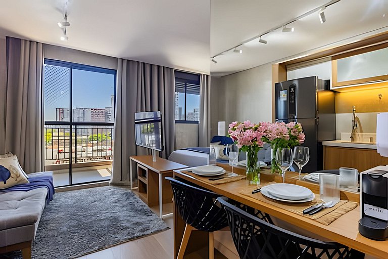 Studio Top, 600m Metrô, Shop Ibira Aeroporto CGH