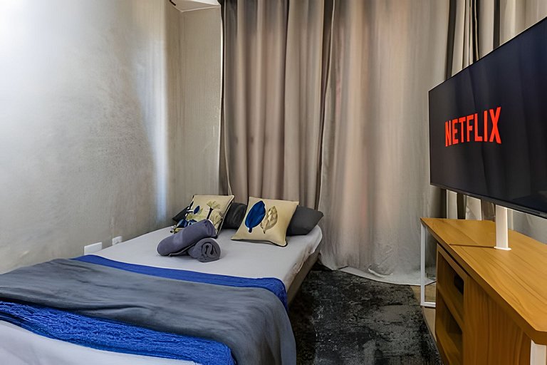 Studio Top, 600m Metrô, Shop Ibira Aeroporto CGH