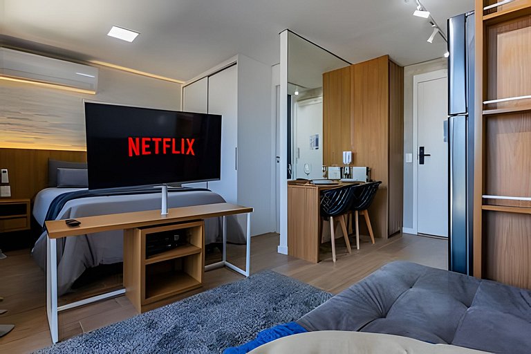 Studio Top, 600m Metrô, Shop Ibira Aeroporto CGH