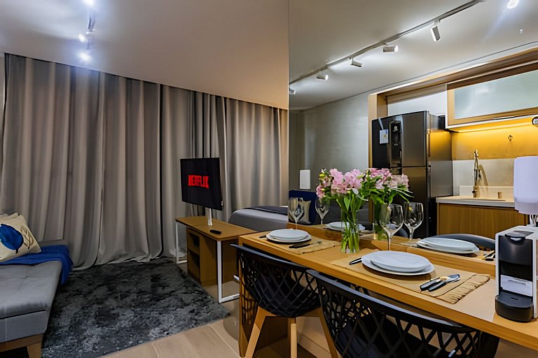 Studio Top, 600m Metrô, Shop Ibira Aeroporto CGH