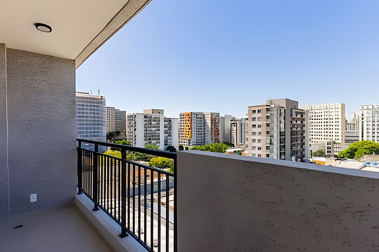 Apto Luxo, cama Queen, próx  Aeroporto, metrô shop