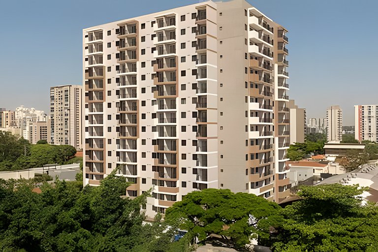 Ap climatizado, janela anti-ruído, prox aero/shop