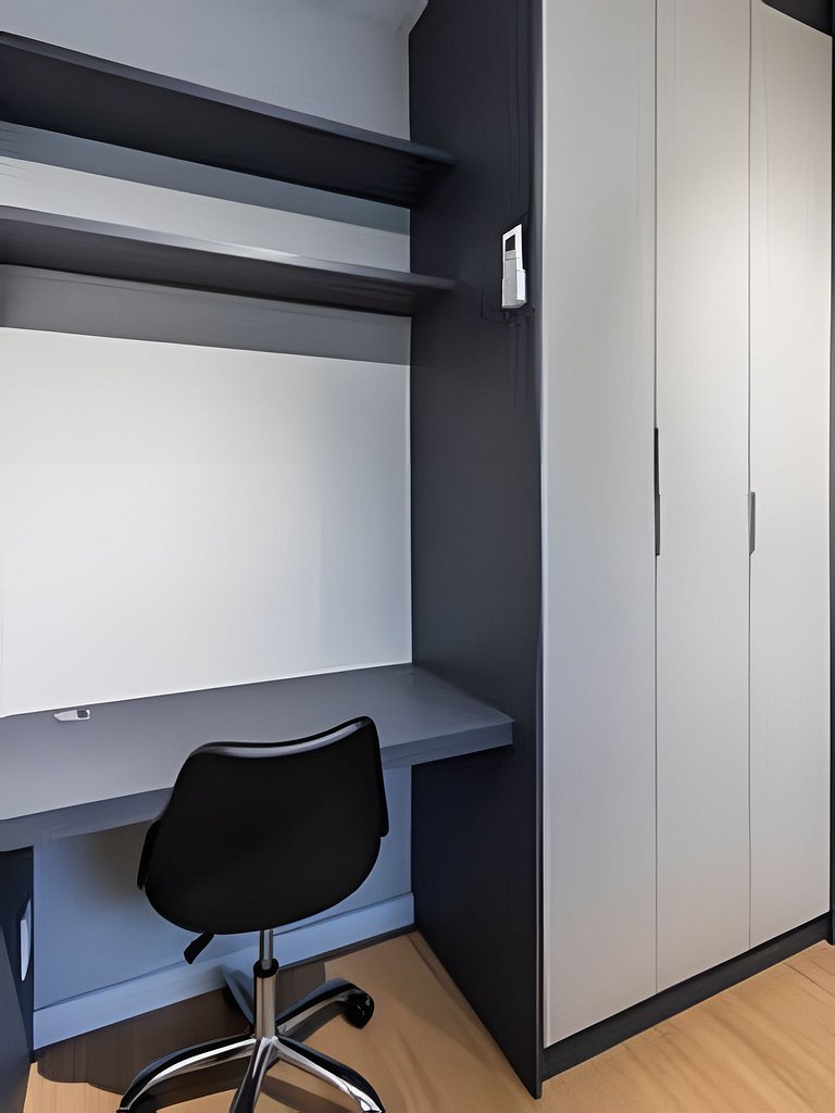 Ap climatizado, janela anti-ruído, prox aero/shop