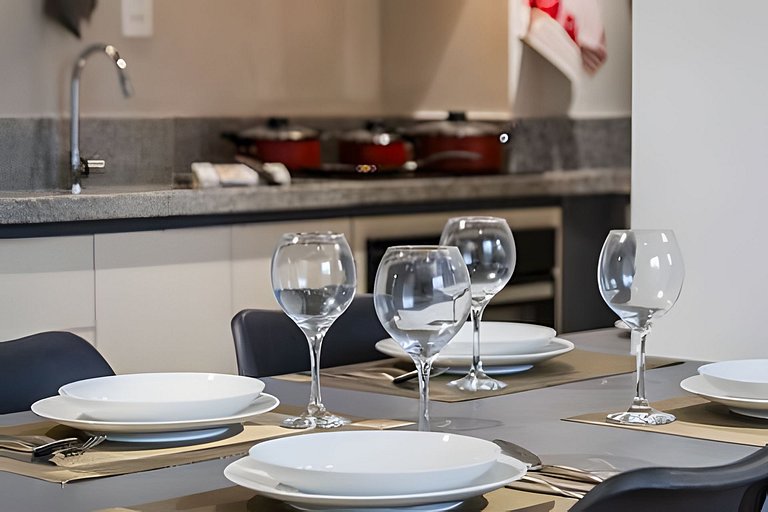 Ap climatizado, janela anti-ruído, prox aero/shop