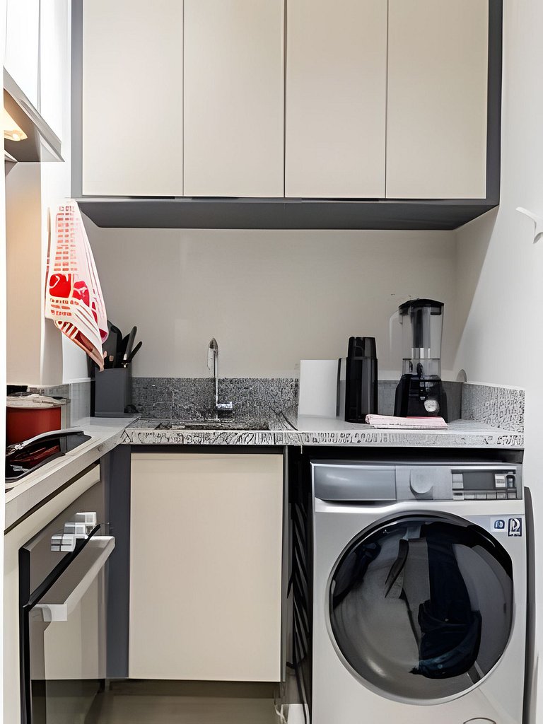 Ap climatizado, janela anti-ruído, prox aero/shop