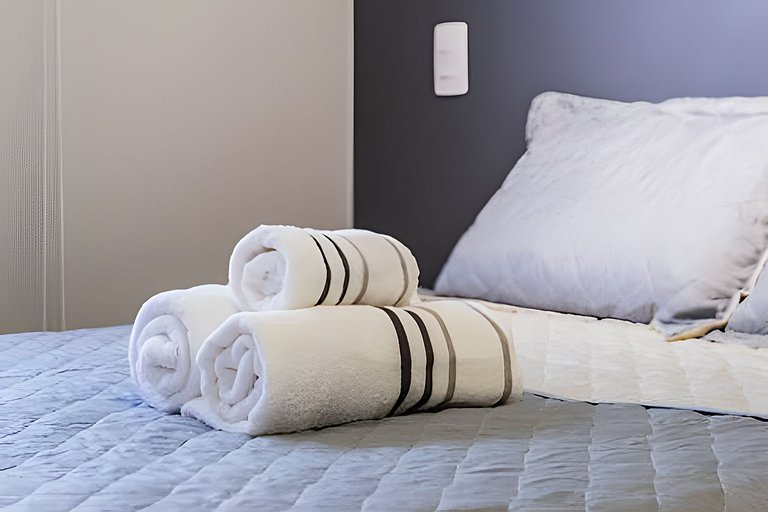 Ap climatizado, janela anti-ruído, prox aero/shop