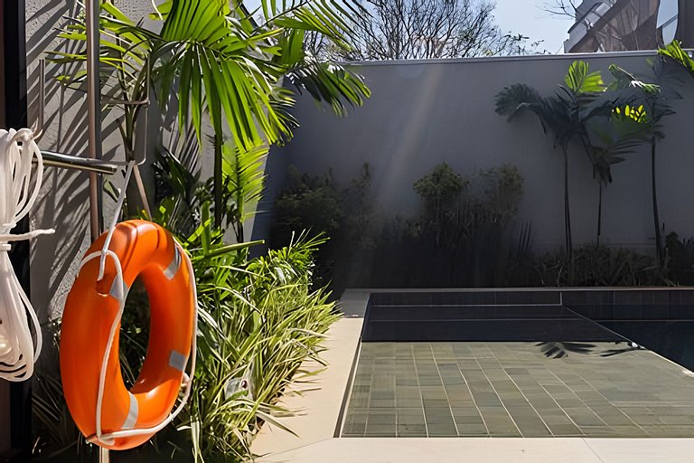 Ap climatizado, janela anti-ruído, prox aero/shop