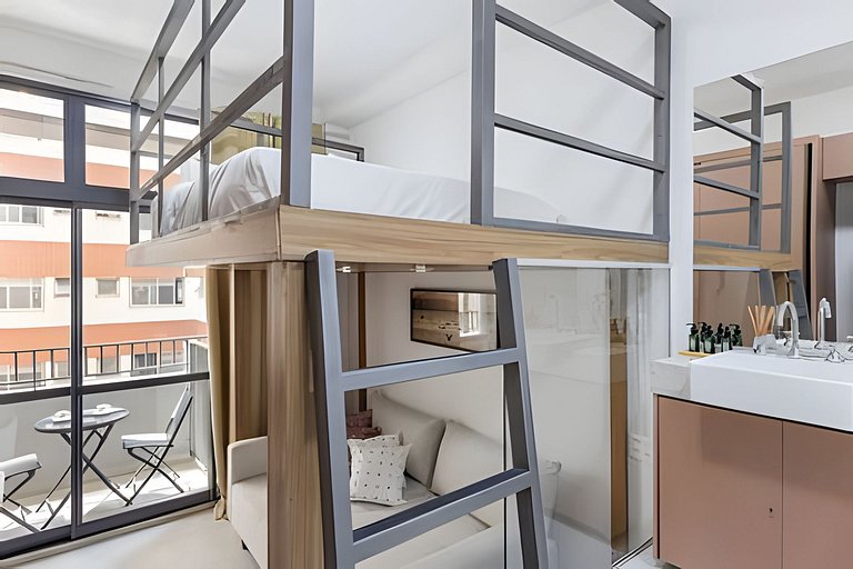 Loft NOVO Higienópolis -Mackenzie, Shop&Metrô 500m