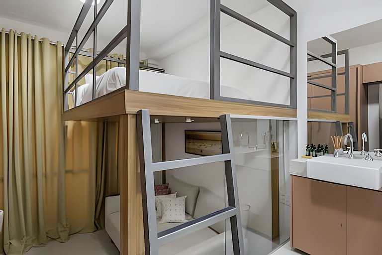 Loft NOVO Higienópolis -Mackenzie, Shop&Metrô 500m