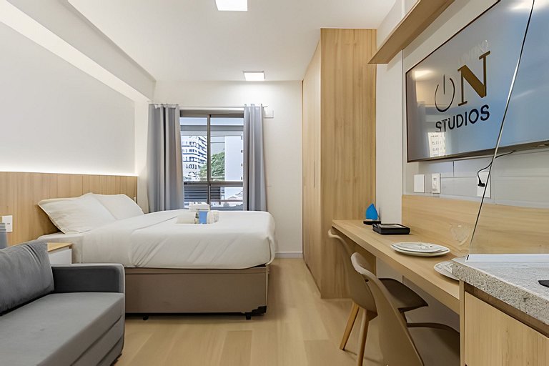 Studio Novo, cama Queen, prox  Ibirapuera e Metrô