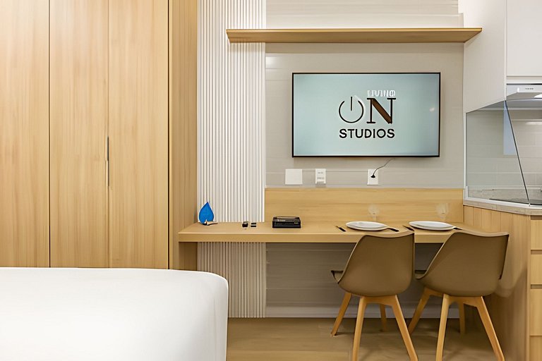 Studio Novo, cama Queen, prox  Ibirapuera e Metrô