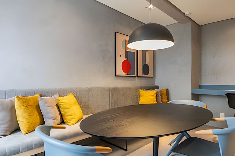 Studio Novo, cama Queen, prox  Ibirapuera e Metrô