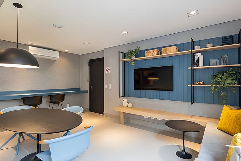 Studio Novo, cama Queen, prox  Ibirapuera e Metrô