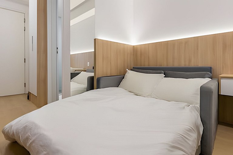 Studio Novo, cama Queen, prox  Ibirapuera e Metrô