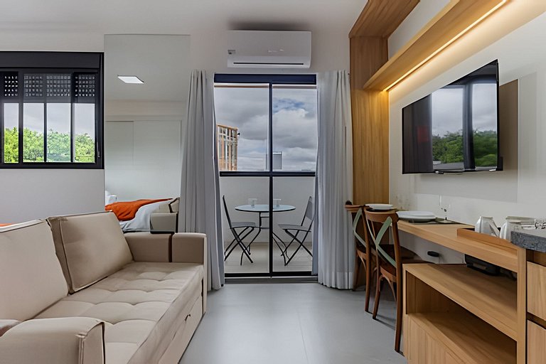 Studio Luxo, completo 7min Aerop CGH, metrô e Shop