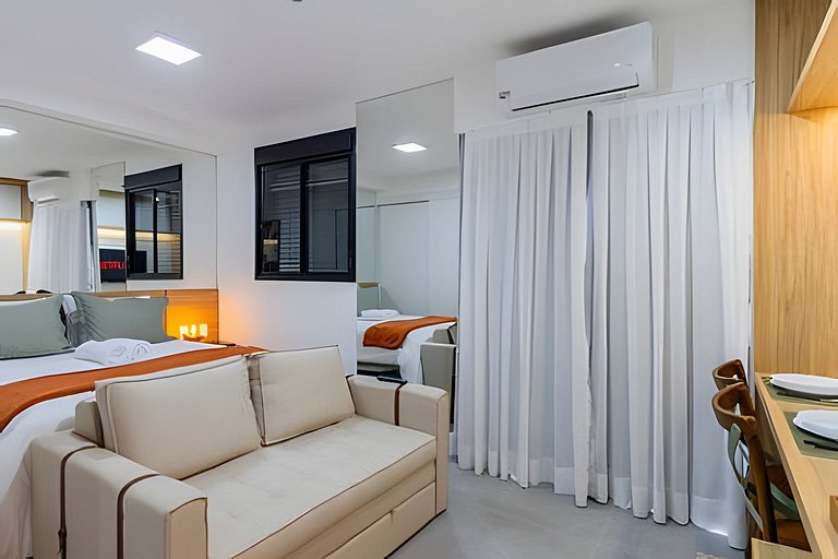 Studio Luxo, completo 7min Aerop CGH, metrô e Shop