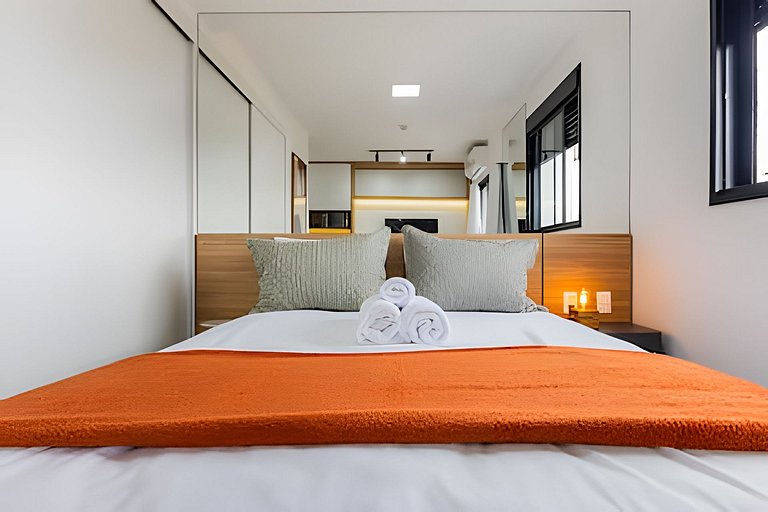 Studio Luxo, completo 7min Aerop CGH, metrô e Shop