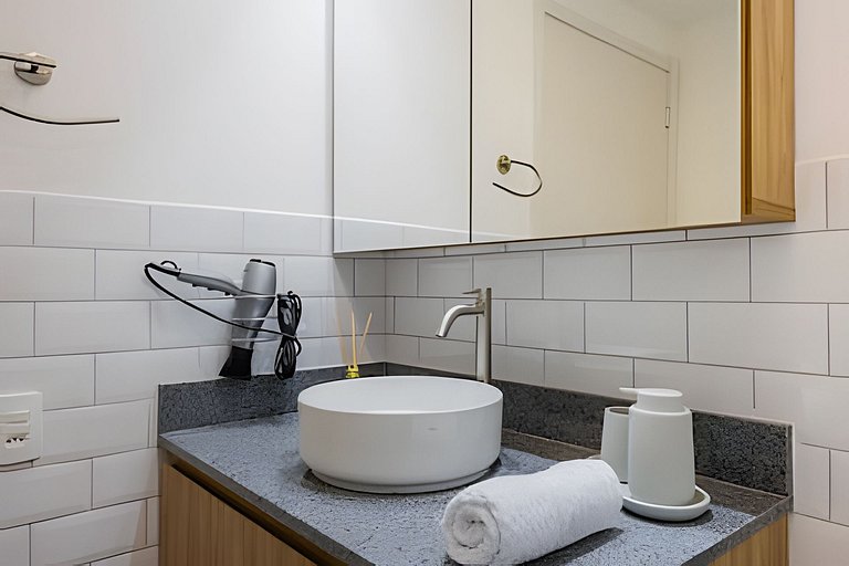 Studio Luxo, completo 7min Aerop CGH, metrô e Shop