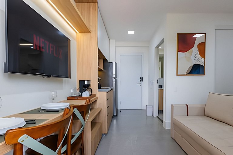 Studio Luxo, completo 7min Aerop CGH, metrô e Shop