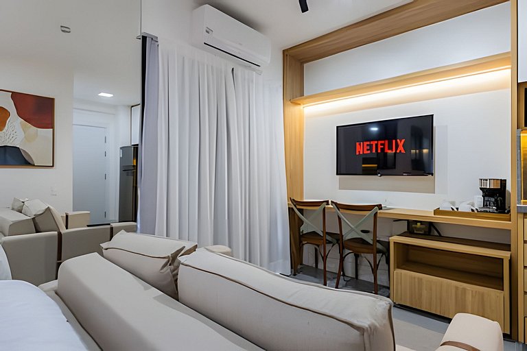 Studio Luxo, completo 7min Aerop CGH, metrô e Shop