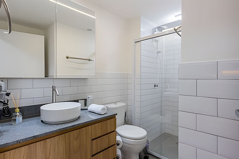 Studio Luxo, completo 7min Aerop CGH, metrô e Shop