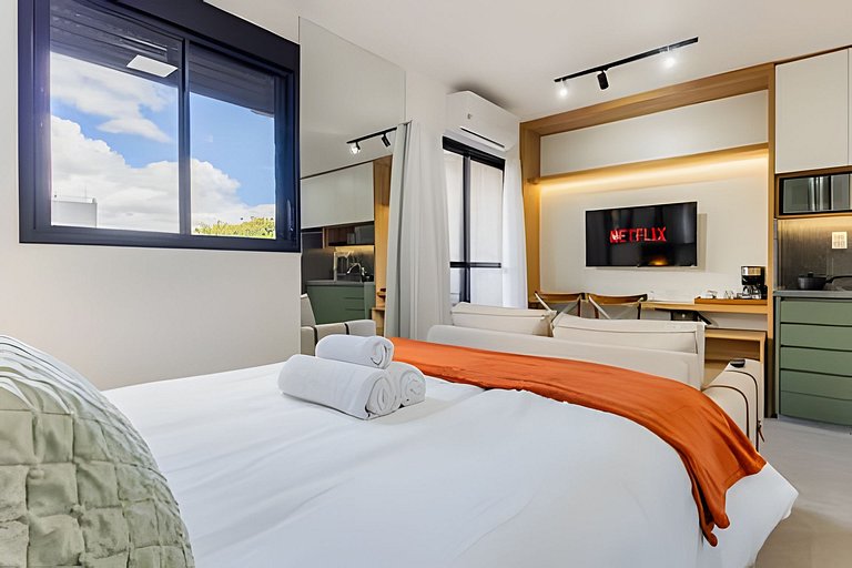 Apê Luxo, 7min Aero Congonhas, Metrô/Shop/ piscina