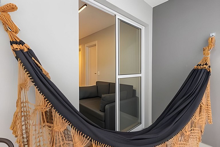 Apê Luxo de 2 quartos,  A/C Brooklin a 5min Metrô