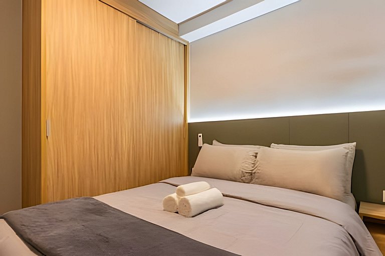 Apê Luxo de 2 quartos,  A/C Brooklin a 5min Metrô