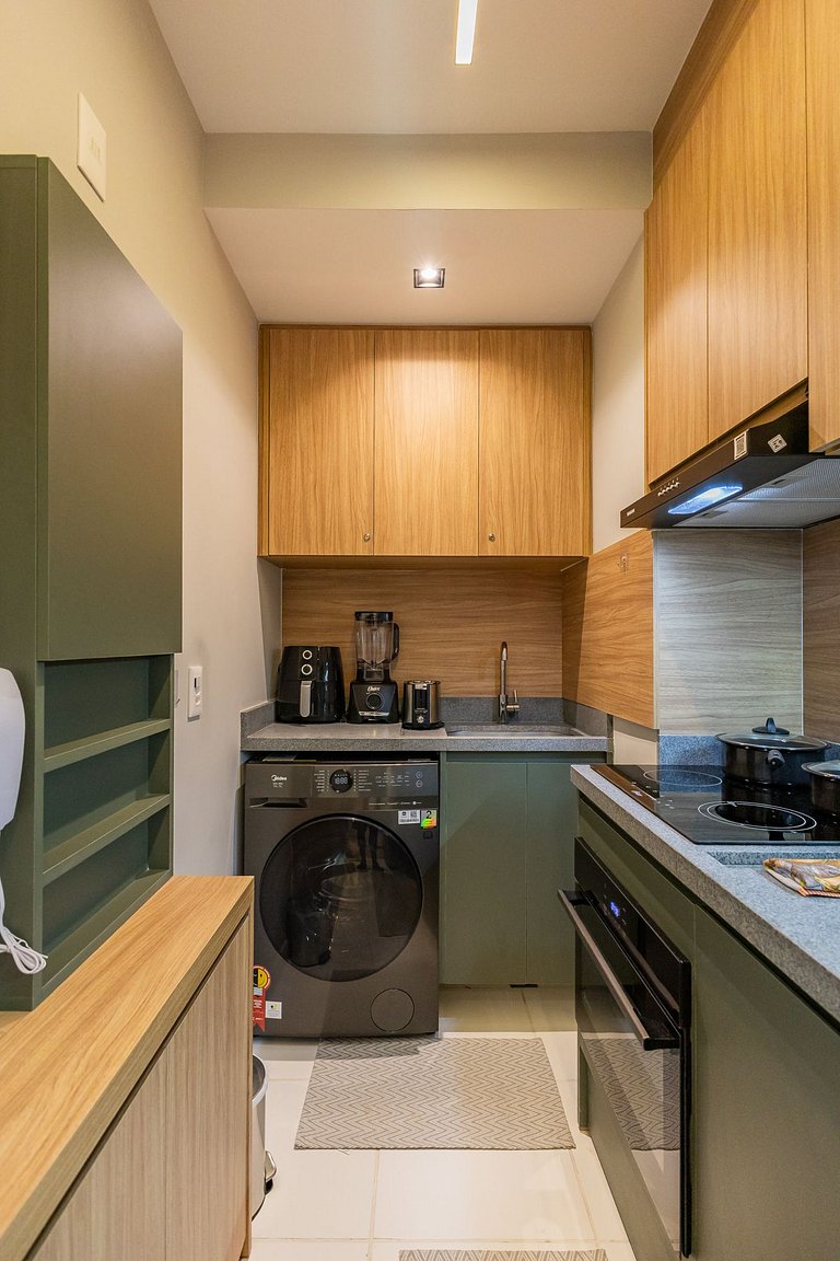 Apê Luxo de 2 quartos,  A/C Brooklin a 5min Metrô